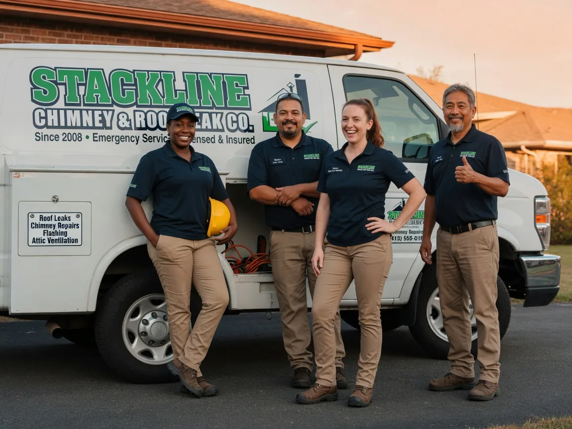 Chimney flashing repair company in Woodbury, PA